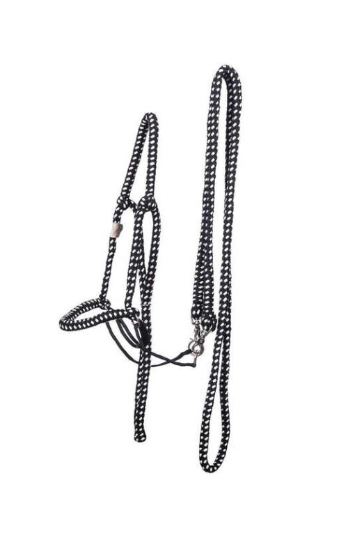 F.R.A. Nanouk Bitless Bridle (System 4) Cotton w/ Clip Reins - Image 4