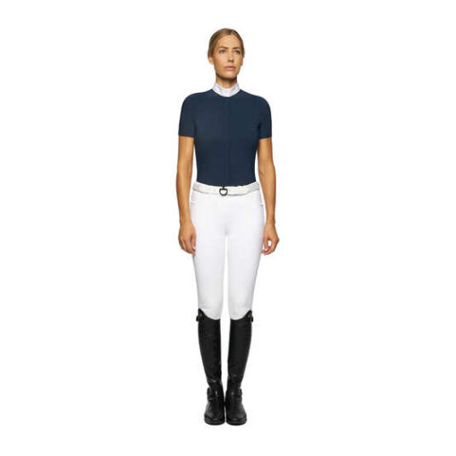 Embroidery Short Sleeve Show Shirt