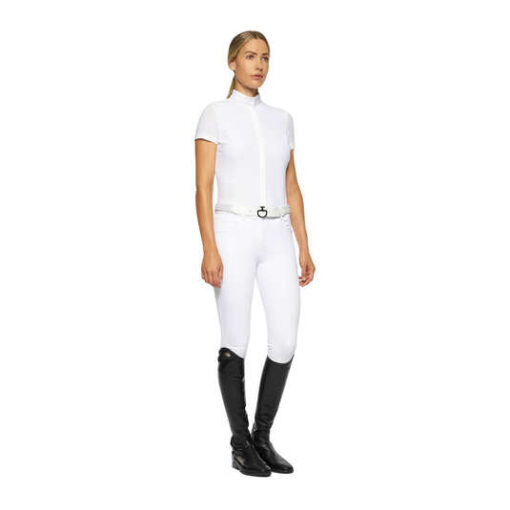 Embroidery Short Sleeve Show Shirt - Image 3