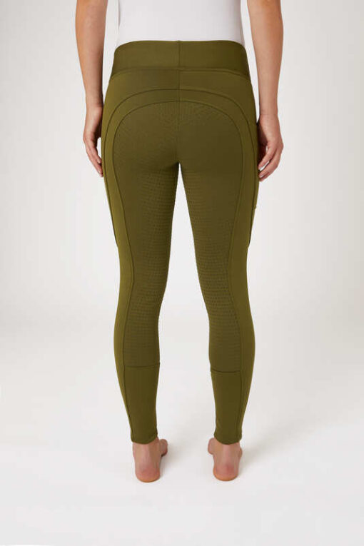 Active Women's Full Grip Winter Riding Tights with Phone Pocket - Image 8
