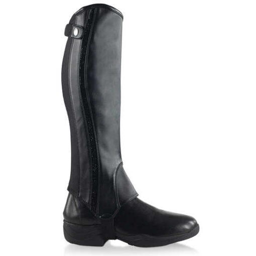 Horze Sabrina Women's PU Leather Glitter Half Chaps - Image 4