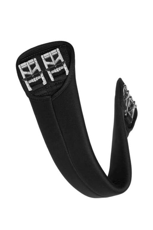 KIEFFERPREN Short Girth without elasticated inserts, roller buckles with elastomer band