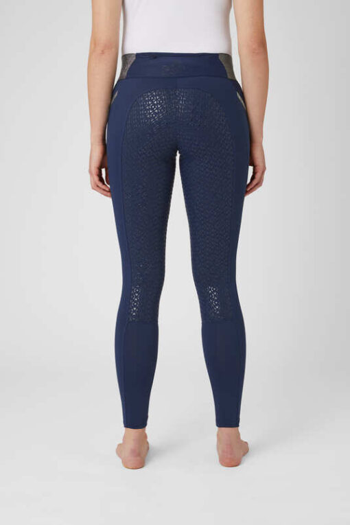 Full Seat Riding Tights for Women with Glitter Waist - Image 2