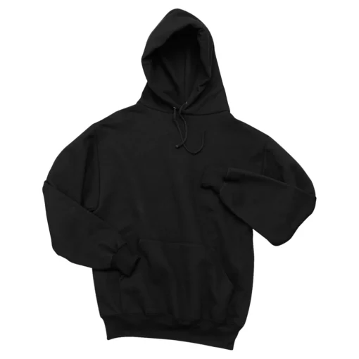 Sport-Tek Men's Black Super Heavyweight Pullover Hooded Sweatshirt - Image 5