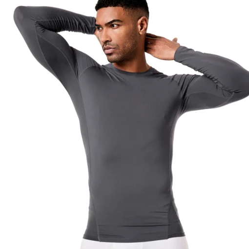 Compression Shirts for Men Long Sleeve Athletic Cold Weather Base Layer Undershirt Gear T Shirt for Workout