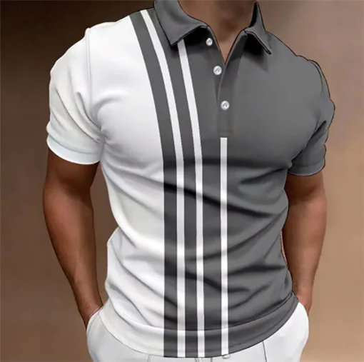 High Quality Control Fashion-Forward Street Wear Trends Polo Shirts Custom Logo Print High Quality - Image 5
