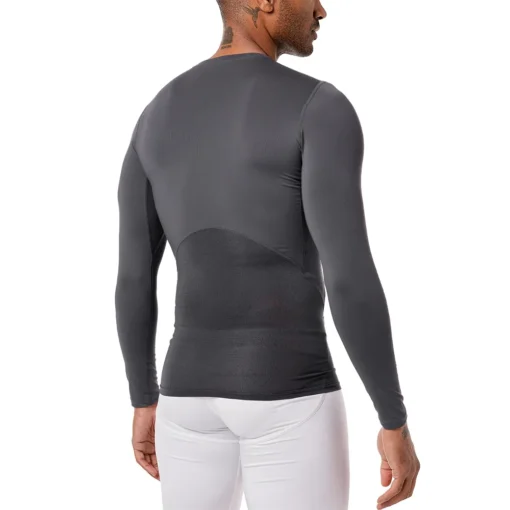 Compression Shirts for Men Long Sleeve Athletic Cold Weather Base Layer Undershirt Gear T Shirt for Workout - Image 6
