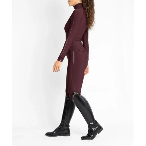 Quick Dry Women Horse Riding Base Layer Long Sleeve Half Zipper Horseback Riding Shirt Baselayer Equestrian Clothes Wholesale - Image 3