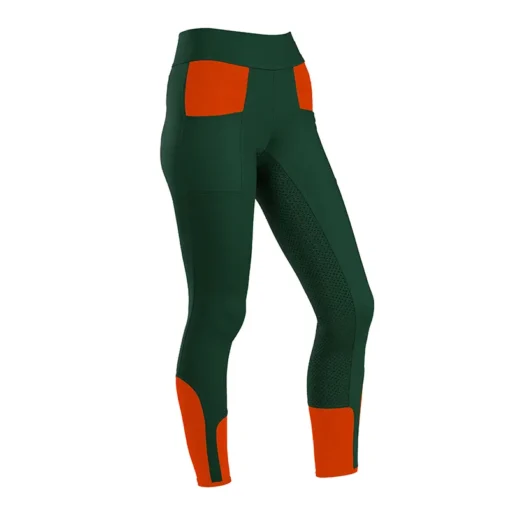 Wholesale Equine Products Equestrian Clothing Horse Riding Tights High Quality Custom Full Grip Leggings for Ladies - Image 2