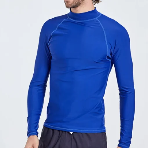 Wholesale Price Men Rash Guard Quick Dry UV Protection Martial Arts Clothing Rash Guard Custom Blank MMA Rash Guard for Men - Image 4