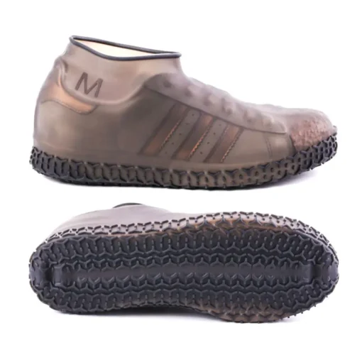 Running Shoe Covers Rain Black, Shoes Rain Cover Waterproof Shoe Protectors - Image 3