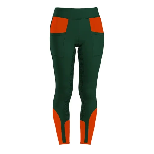 Wholesale Equine Products Equestrian Clothing Horse Riding Tights High Quality Custom Full Grip Leggings for Ladies - Image 3