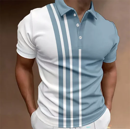 High Quality Control Fashion-Forward Street Wear Trends Polo Shirts Custom Logo Print High Quality - Image 3