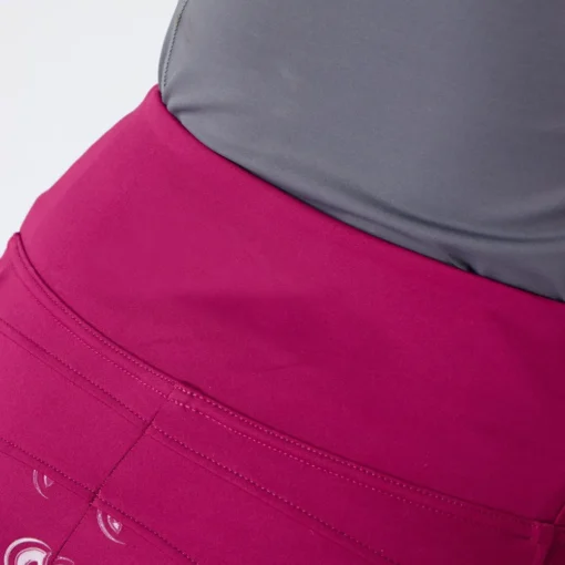 Horse Riding Low Rise Full Seat Leggings Pants Women's Riding Tights Knee Patch Ventilated Active Schooling Tights - Image 2