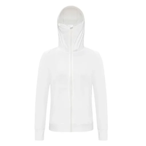 Breathable Polyester spandex Women UPF 50+ Sun Protection Jacket Hooded Lightweight Long Sleeve Sun Shirt for Hiking Outdoor